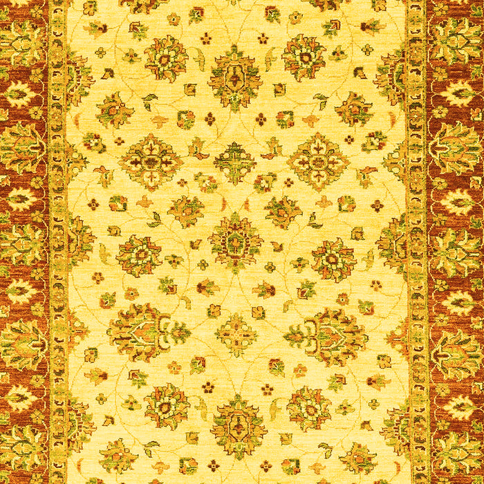 Machine Washable Abstract Yellow Modern Rug, wshabs3540yw