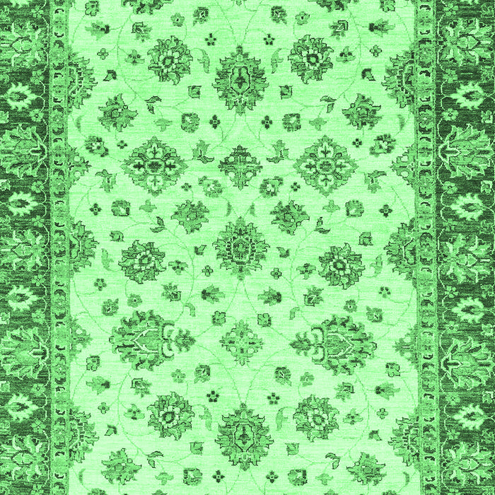 Machine Washable Abstract Emerald Green Modern Area Rugs, wshabs3540emgrn