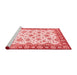 Modern Red Washable Rugs