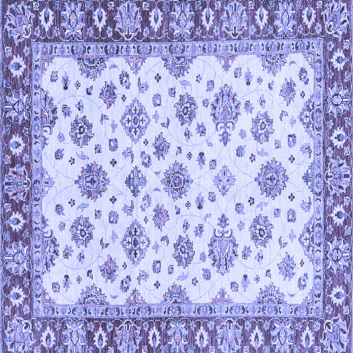 Square Machine Washable Abstract Blue Modern Rug, wshabs3540blu