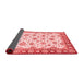 Abstract Red Modern Area Rugs