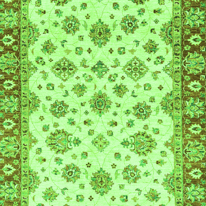 Abstract Green Modern Rug, abs3540grn