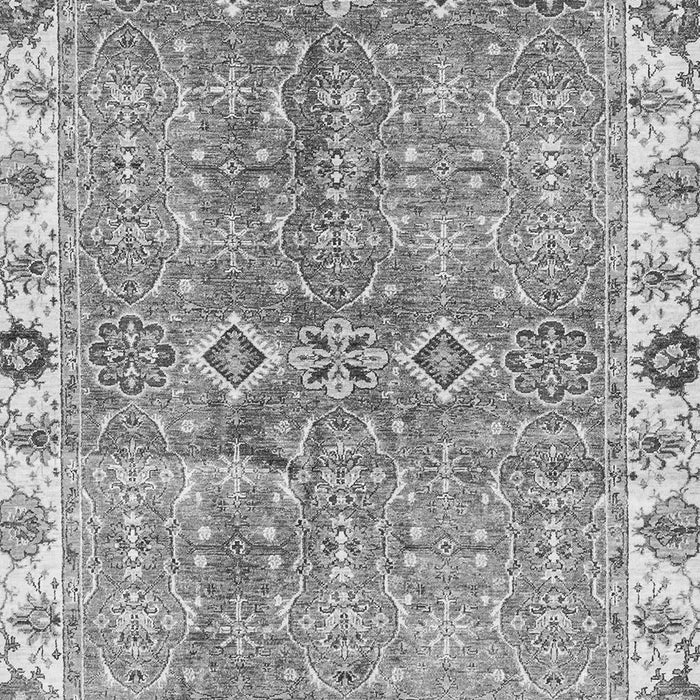 Machine Washable Oriental Gray Traditional Rug, wshabs3541gry