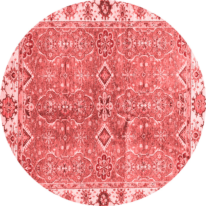 Machine Washable Oriental Red Traditional Rug, wshabs3541red