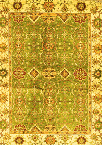 Oriental Yellow Traditional Rug, abs3541yw