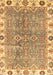 Machine Washable Oriental Brown Traditional Rug, wshabs3541brn