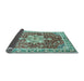 Sideview of Abstract Light Blue Modern Rug, abs3542lblu