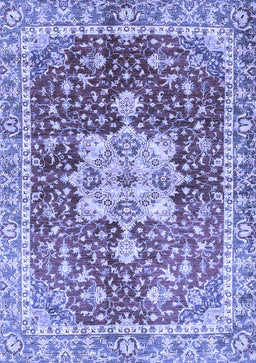 Abstract Blue Modern Rug, abs3542blu