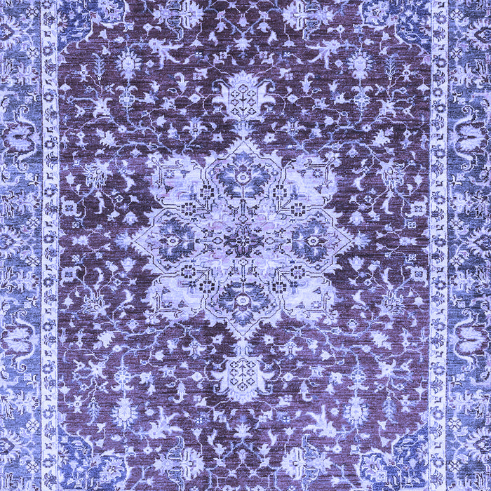 Abstract Blue Modern Rug, abs3542blu