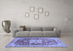 Machine Washable Abstract Blue Modern Rug in a Living Room, wshabs3542blu