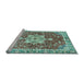 Sideview of Machine Washable Abstract Light Blue Modern Rug, wshabs3542lblu