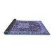 Sideview of Abstract Blue Modern Rug, abs3542blu