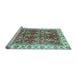 Sideview of Machine Washable Abstract Light Blue Modern Rug, wshabs3543lblu