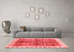 Modern Red Washable Rugs