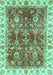 Abstract Turquoise Modern Rug, abs3543turq