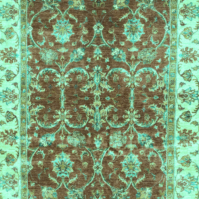 Abstract Turquoise Modern Rug, abs3543turq