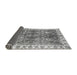 Sideview of Abstract Gray Modern Rug, abs3543gry