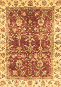 Abstract Brown Modern Rug, abs3543brn