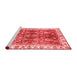 Modern Red Washable Rugs