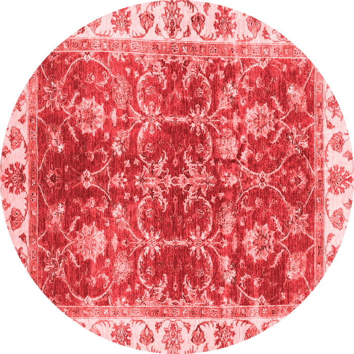 Machine Washable Abstract Red Modern Rug, wshabs3543red