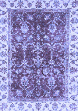Abstract Blue Modern Rug, abs3543blu