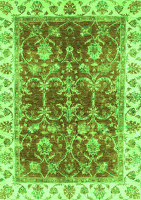 Abstract Green Modern Rug, abs3543grn