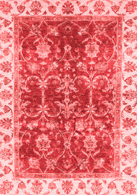 Abstract Red Modern Rug, abs3543red