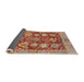 Sideview of Abstract Camel Brown Modern Rug, abs3544