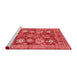 Modern Red Washable Rugs