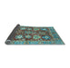 Sideview of Abstract Light Blue Modern Rug, abs3544lblu