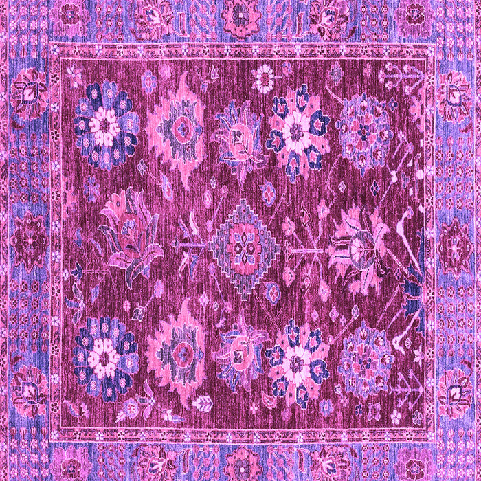 Square Abstract Purple Modern Rug, abs3544pur