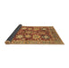 Sideview of Abstract Brown Modern Rug, abs3544brn