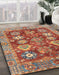 Abstract Camel Brown Modern Rug in Family Room, abs3544