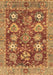 Abstract Brown Modern Rug, abs3544brn