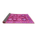 Sideview of Abstract Pink Modern Rug, abs3544pnk