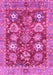 Machine Washable Abstract Pink Modern Rug, wshabs3544pnk