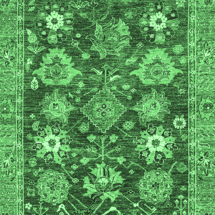 Machine Washable Abstract Emerald Green Modern Area Rugs, wshabs3544emgrn