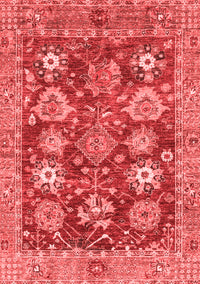 Abstract Red Modern Rug, abs3544red