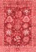 Abstract Red Modern Area Rugs