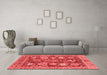 Modern Red Washable Rugs