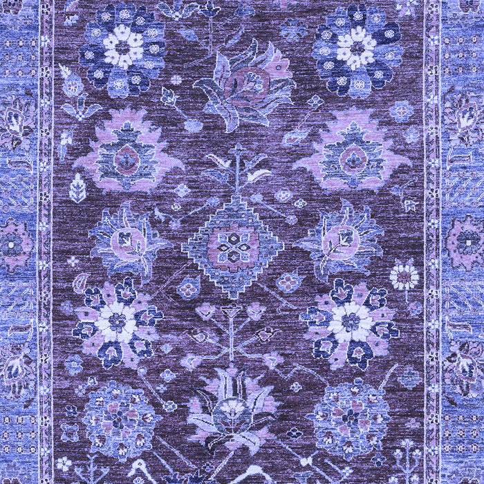 Abstract Blue Modern Rug, abs3544blu