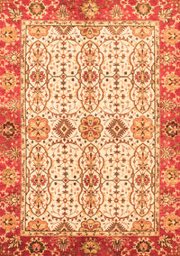 Abstract Orange Modern Rug, abs3545org