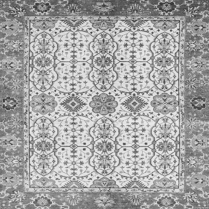 Square Abstract Gray Modern Rug, abs3545gry
