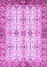 Machine Washable Abstract Purple Modern Area Rugs, wshabs3545pur