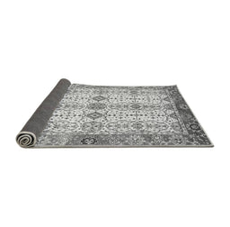 Sideview of Abstract Gray Modern Rug, abs3545gry