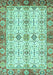 Abstract Turquoise Modern Rug, abs3545turq