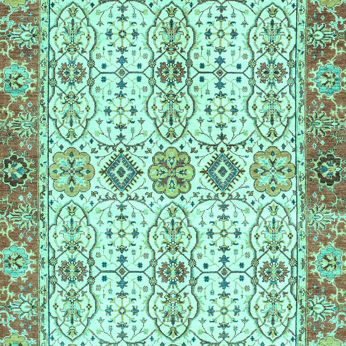 Abstract Turquoise Modern Rug, abs3545turq