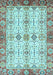 Abstract Light Blue Modern Rug, abs3545lblu