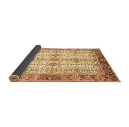 Sideview of Abstract Brown Modern Rug, abs3545brn