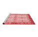 Modern Red Washable Rugs